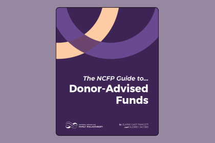 The NCFP Guide to Donor-Advised Funds Cover