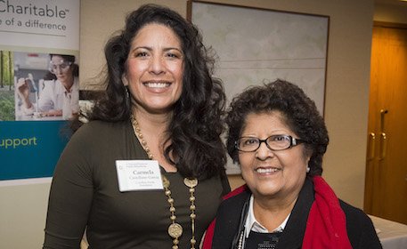 Carmela Castellano-Garcia and Carmen Castellano at the 2014 National Forum on Family Philanthropy