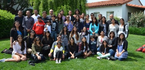 The Tarsadia family posing for a picture.