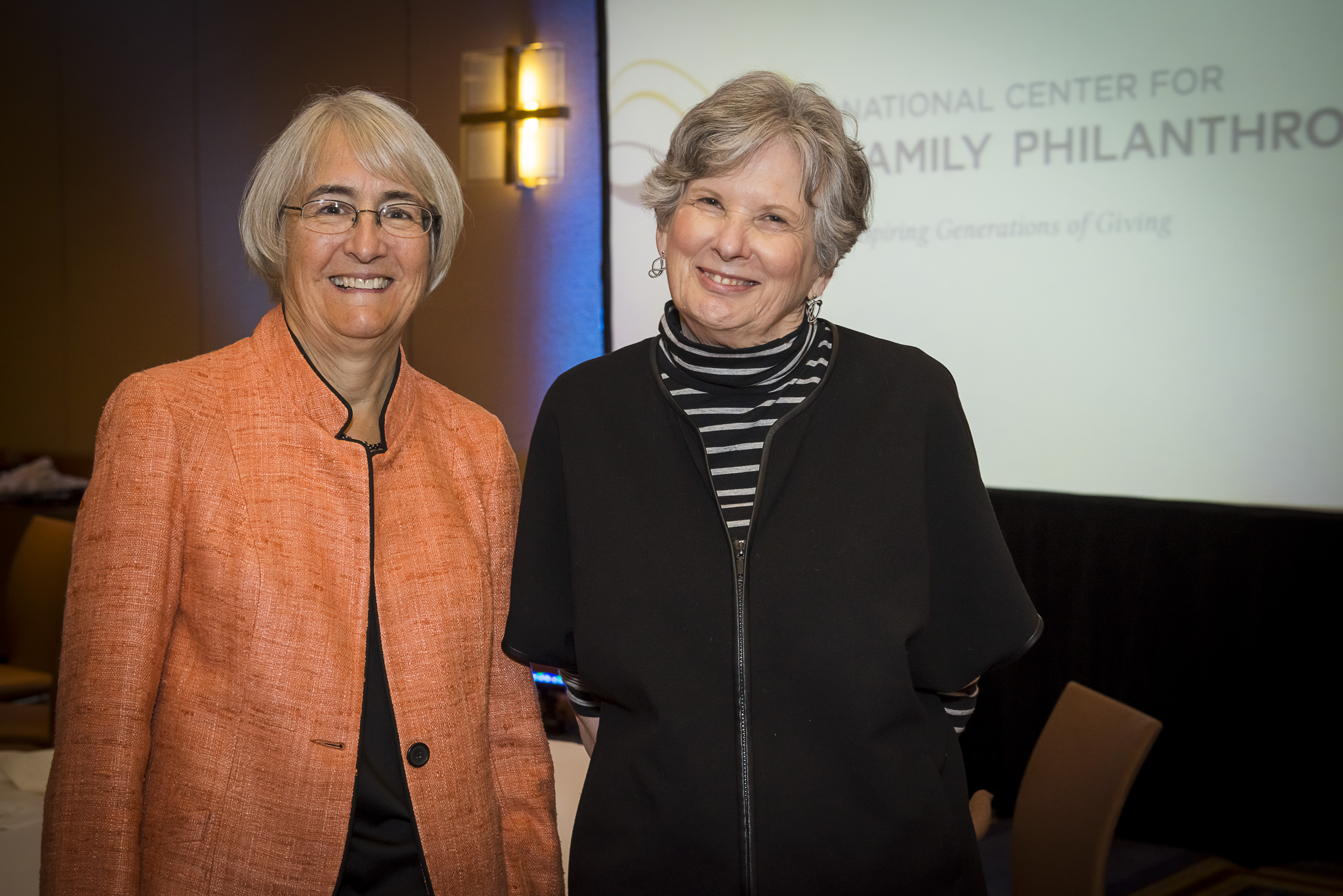 Susan Packard Orr (L) and Alice Buhl (R)