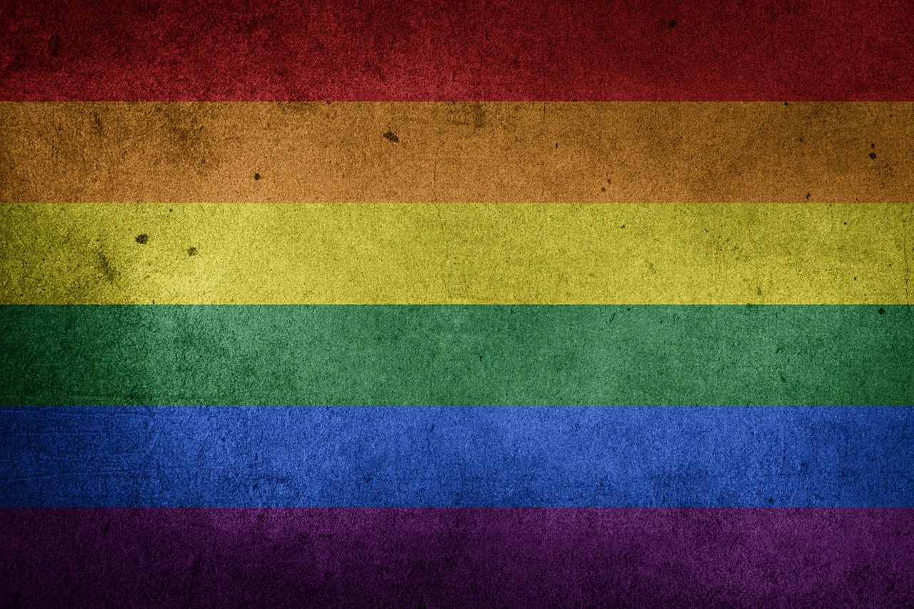 Pride flag (rainbow for LGBTQ)