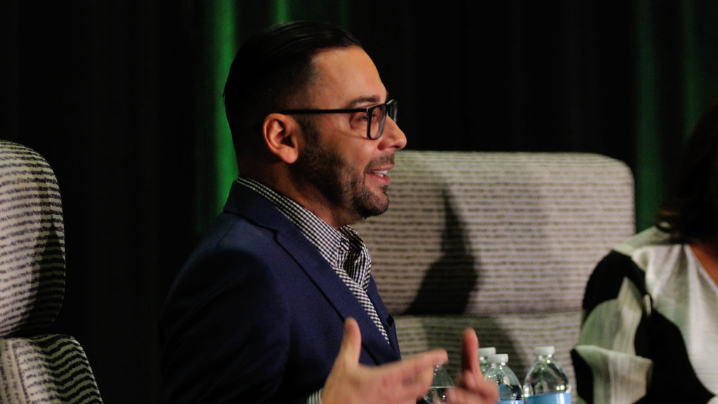 Edgar Villanueva speaking at the 2019 National Forum on Family Philanthropy