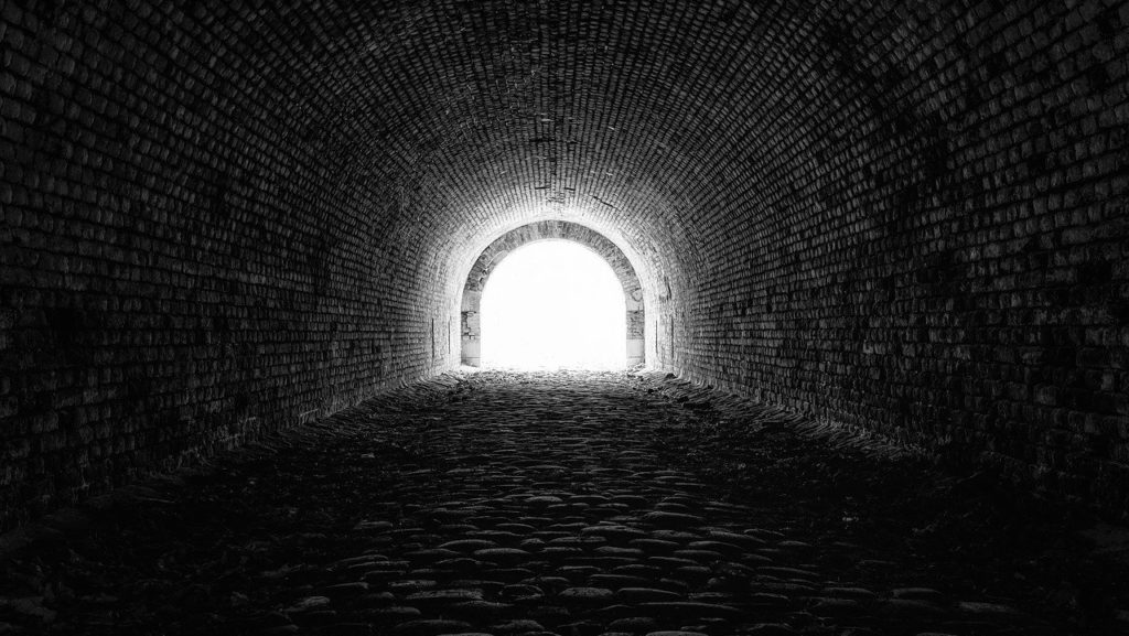 tunnel with a light at the end