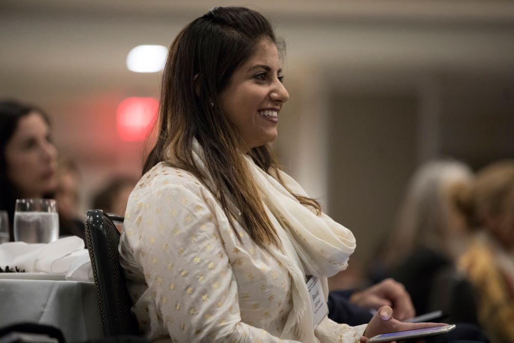 Beeta Jahedi (Tow Foundation) at a session during the 2017 National Forum.