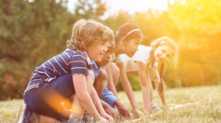 A group of young people ready to engage in family philanthropy